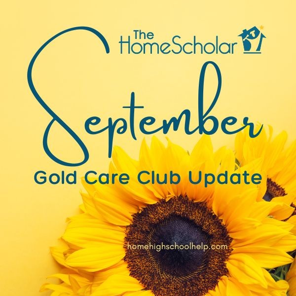 September Gold Care Club Update