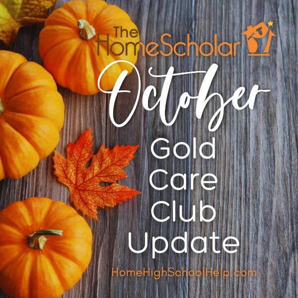 October Gold Care Club Update