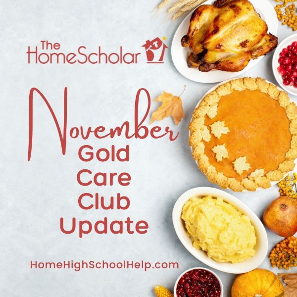 November Gold Care Club Update