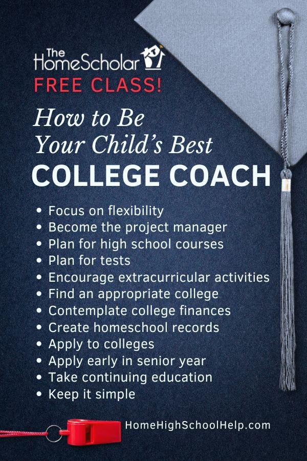 [Free Class] How to Be Your Child's Best College Coach